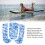 3pcs EVA Surfboard Deck Traction Pad Non Slip Grip Double Diamond Design 2