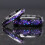1 τεμάχιο 4 χιλιοστών δαχτυλίδι Starry Sky Series Nebula Space Black Tungsten, για άνδρες και γυναίκες, 3