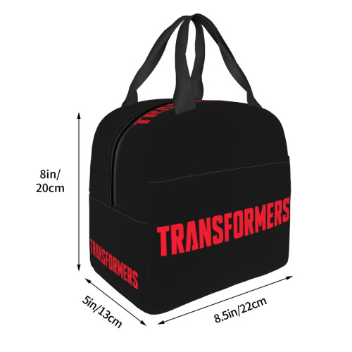 Τσάντα φαγητού Transformers Χαριτωμένη μονωμένη τσάντα φαγητού, επαναχρησιμοποιήσιμη 2