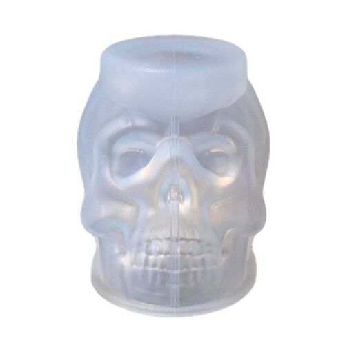 SUSUchens Halloween3D Καλούπι Ρητίνης Κρανίου DIY Χειροτεχνία Εποξειδικός Πηλός Κερί Κερί