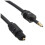 1m3ft Toslink σε Mini Plug 3.5mm Ψηφιακό Οπτικό Καλώδιο Ήχου SPDIF Επιχρυσωμένο 3