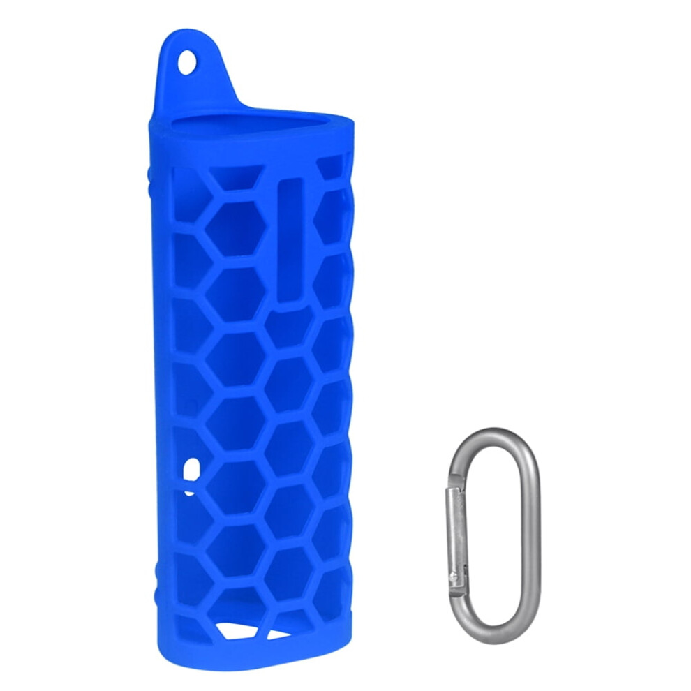 Jixopn Silicone Case For Sonos Roam 2 - Shockproof, Anti-Scratch Pouch With Carabiner, Compatible With Sonos Roam 2 Wireless Bt Speaker Black/Blue/Gray 9191629116102