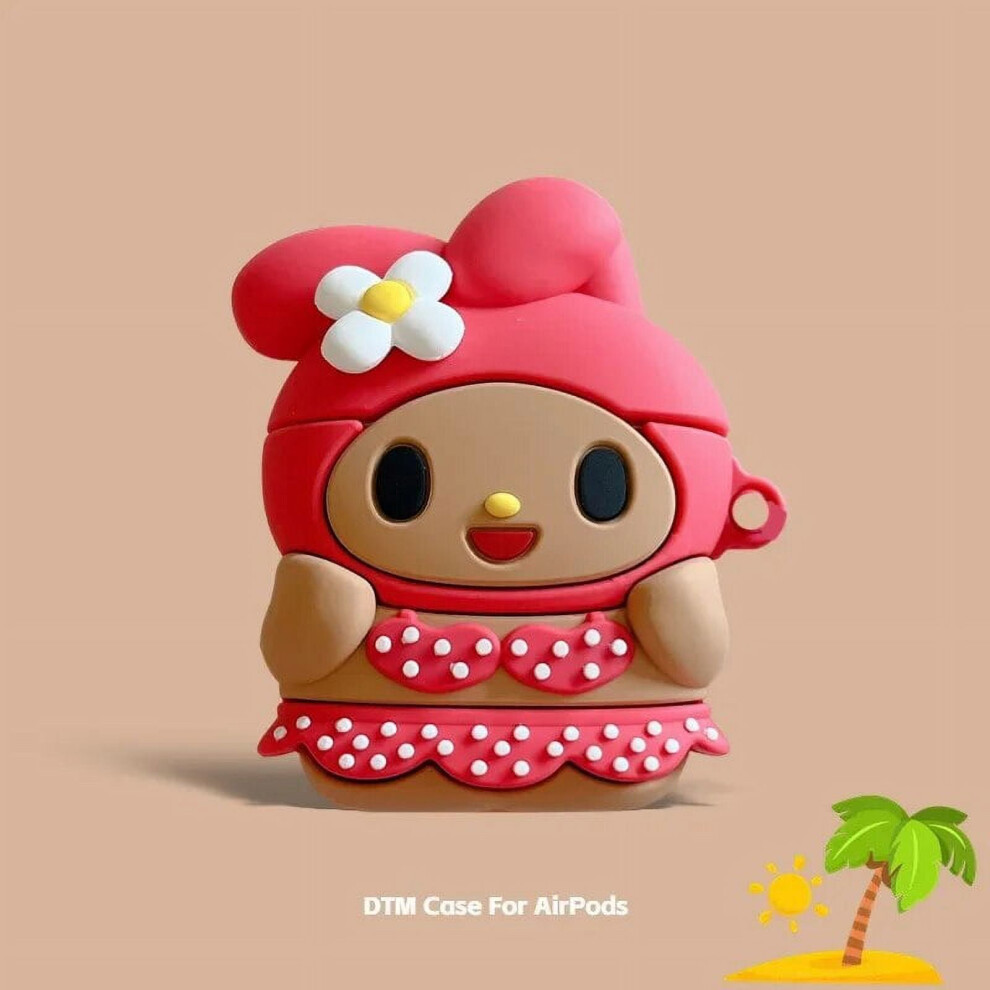 Hello Kitty Compatible With Airpods Pro 2, 1/2, 3 Case, Silicone Anime Earphone Cover For Girls 9191629116140