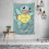 Squirtle Tapestry Μεγάλο Banner Κρεμαστό Τοίχο Ταπισερί Αισθητική Αφίσα Καλλιτεχνικό Φόντο 7