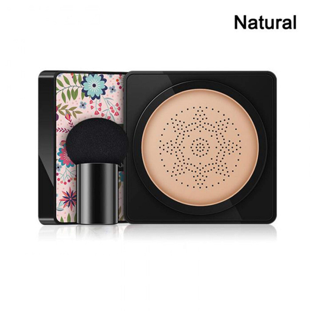 Cream Mushroom Air Cushion Bb Foundation, Longlasting Hydrating Full Coverage Makeup