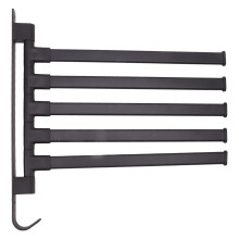Het Hooks Creative Punch handdoekrek met 360 draaibare en beweegbare handdoekstang maakt uw leven gemakkelijker en comfortabeler!