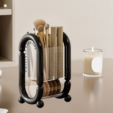 FloHua Decorazioni natalizie per la casa - Organizer per pennelli cosmetici - Organizer per pennelli cosmetici per bagno e specchiera - Decorazioni