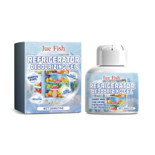 Deodorante per frigorifero Jue-Fish Gel purificante Deodorante per interni per frigorifero Purificazione Freschezza Mantenimento Anti-canalizzazione