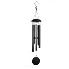 Retro Metall Vindspel Aluminium Rör Musik Vindspel Ornament Rumsdekoration Barnkammardekoration Hängande Dekorationer