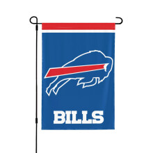 Bandeira decorativa dupla face para torcedores do Buffalo Bills, ideal para o pátio de jogos do time de futebol americano. 31,75 x 45,72 cm (12,5 x