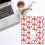 Hello Kitty Αντιολισθητικό Λαστιχένιο Mouse Pad Τετράγωνο Αδιάβροχο Επιτραπέζιο Pad 5