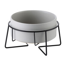 Ciotola per animali domestici in ceramica Guardung - Sicura e atossica, facile da pulire, di grande capacità, adatta a cani e gatti, altezza 13 cm,