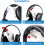 Ακουστικά + Κεφαλή Συμβατά με Sennheiser HD580HD600 Ανταλλακτικό Ακουστικό + Κάλυμμα 5