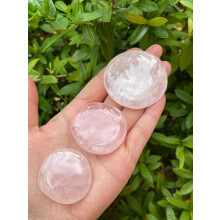 Rose Quartz Smooth Stone,1.5"-2" Polished Rose Quartz Palm Stone