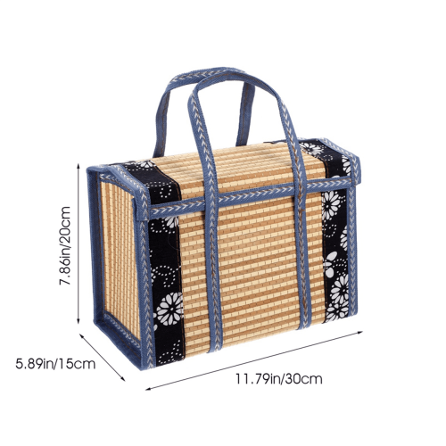 Cadeaumand, bamboe picknickmand 1
