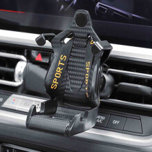 Soporte multifuncional para coche YiFudd para teléfono móvil con ventilación de aire y sistema de navegación por gravedad.