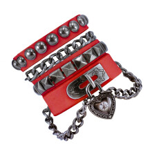 Jacenvly Clearance2024Nuovo Bracciale a cuori multistratoBracciale in pelle per coppieBracciale in pelle da uomoDecorazione per la casa