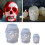 SUSUchens Halloween3D Καλούπι Ρητίνης Κρανίου DIY Χειροτεχνία Εποξειδικός Πηλός Κερί Κερί 2