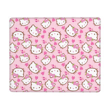 Hello Kitty skridsikker gummimusemåtte, firkantet, vandtæt skrivebordsmåtte, egnet til skrivebordsdekoration, skrivebordstilbehør, 7x9 tommer