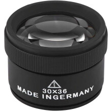 Lupa de aumento 30x para joias, ideal para numismatas, relojoeiros e joalheiros - Compatível com lentes de aumento ópticas.