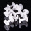 20pcs 3 Inches Plastic Empty Spools Wire Spools Thread String Bobbin for Craft Thread Cord Rope Wire Rope Chain 3