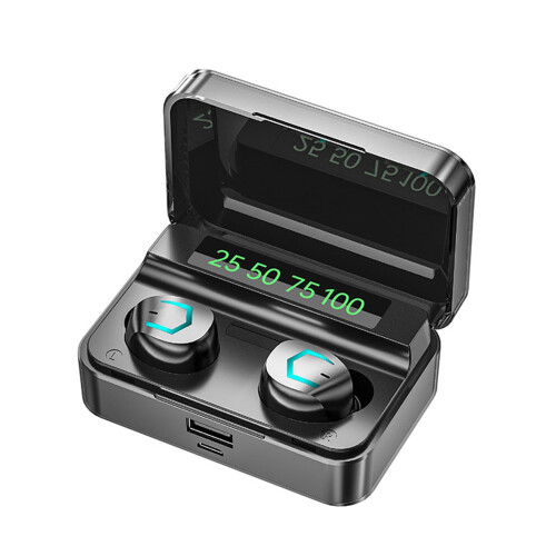 Εκπτώσεις! Ασύρματα ακουστικά Smart Appliances Bluetooth με Bluetooth 5.2, οθόνη LED με βαθιά μπάσα, 1