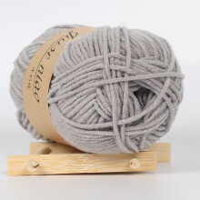Yakbaofuo Cotton Wool 5 Strands Of Milk Cotton Diy Wool Hat Scarf Line Children's Line DIY Knitting