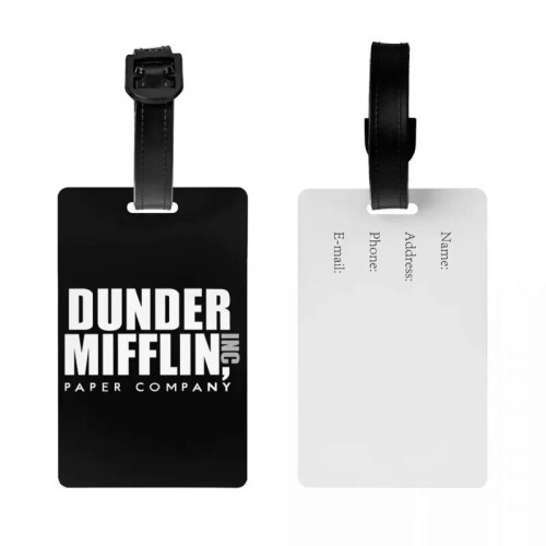 Τηλεοπτική εκπομπή The Office Dunder Mifflins Paper Company Ετικέτες αποσκευών Ετικέτες 2