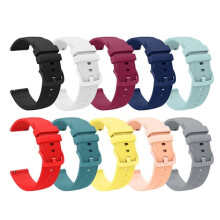 SKALO Silikonarmband för Mibro T2 - Fler Färger Svart