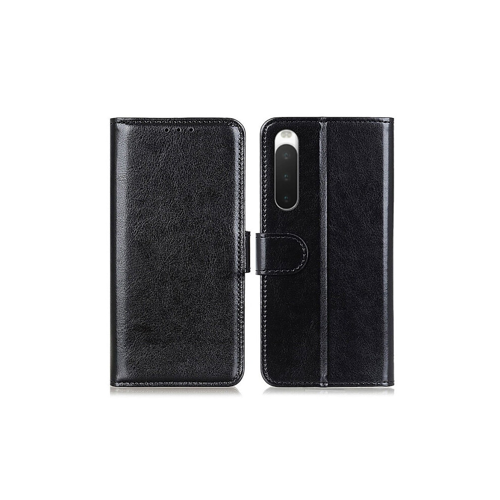 Crazy Horse Compatible With Sony Xperia 10 Iv Case - Black 9048212700692