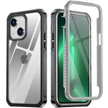 C4U Shockproof Defence - kompatibel med iPhone14 - Stötsäkert skal Svart kompatibelt med iPhone14 (6.1)