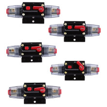 12V-24V Inline Autostroomonderbreker Auto Audio Zekeringen Handmatige Reset
