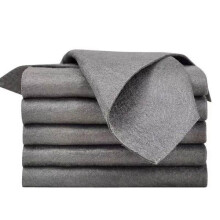 Lot de 10 chiffons magiques / Chiffons de nettoyage pour vitres, vitres et voitures Gris foncé