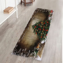 Sommerangebote 2024! Ympuoqn Weihnachtsdekorationen für drinnen und draußen, Fußmatten „Willkommen“ (40 x 120 cm), passend zu weihnachtlichen