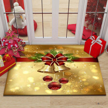 Jacenvly Home Decor Ausverkauf: Weihnachtsbrief-Fußmatten, Küchenmatten, Schlafzimmer- und Wohnzimmerteppiche, Weihnachtsdeko