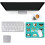 Αστείο Mouse Pad 9,5x7,9 ιντσών, αδιάβροχη και αντιολισθητική βάση από καουτσούκ με 7