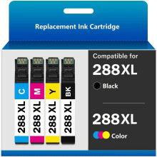 Compatibele 288XL-inktcartridges voor Epson 288XL T288XL288 Vervangende inktcartridge combipack, geschikt voor XP440, XP446, XP340 en XP430 printers.