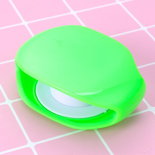 Enrollador automático de cables para auriculares (verde) 2