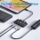 Διανομέας USB C 10Gbps, διαχωριστής 6 θυρών, σε διανομέα για υπολογιστή, φορητό 4