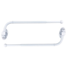 Hastes de braço oscilante Urbanest, 3/4", 14"-24", branco brilhante, conjunto de 2