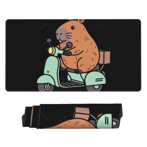 Capybara Mouse Pad Αντιολισθητικό Καουτσούκ Mousepads Mat για Φορητό Υπολογιστή Γραφείου 1
