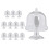 Eease12pcs Candy Dome Clear Candy Boxes Candy Dessert Containers Party Weddings 1