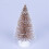 Mini Pine Artificial Christmas Tree with LED Lights, Compatible with Tabletop Decor, Pre-Lit Xmas Tree with Base 6