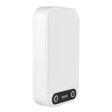 Custodia sterilizzatrice UV Mizh1pc con cavo di ricarica wireless, compatibile con [Modello dispositivo] (bianca, ricarica wireless non supportata)
