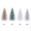 Mini Pine Artificial Christmas Tree with LED Lights, Compatible with Tabletop Decor, Pre-Lit Xmas Tree with Base 5