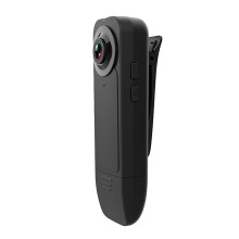 Pinnaco1080P webkamera, kompatibelt med ERYUE vidvinkelvideokamera, kroppskamera med klips og innebygd batteri, lyd- og bevegelsesdeteksjon