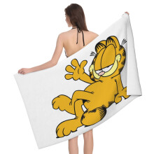 Garfield Strandhåndklæde Badehåndklæde Multifunktionelt Populært Stor Størrelse Anti-Sand Hurtigtørrende Absorberende Blødt At Røre Ved