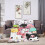 Hello Kitty Cartoon Throw Κουβέρτα με Κουβέρτα σε Στυλ Κρεβατιού, Διακόσμηση Δωματίου, 8