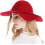 Damesfedora met brede rand, retro model, van vilt. 5