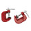 2 τεμάχια 1" Mini G Clamp Ξυλουργική Συσκευή Ρυθμιζόμενης Συσκευής Ξυλουργικής DIY 2